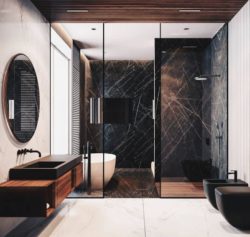 salle de bain élégante
